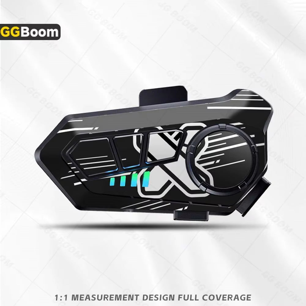 For Y10 Y10 Helmet Bluetooth Earphones Sticker Motorcycle Headset Colorful Decoration Protection Decal Waterproof Anti-Scratch