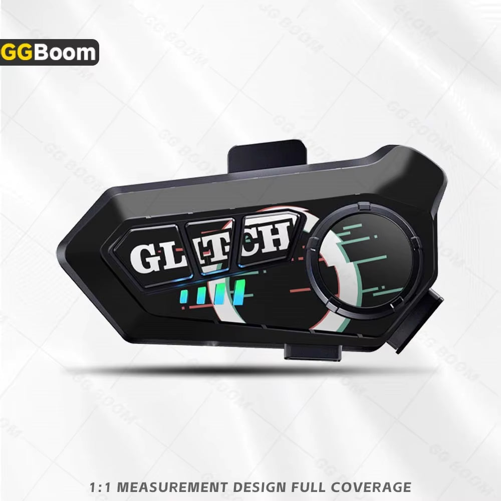 For Y10 Y10 Helmet Bluetooth Earphones Sticker Motorcycle Headset Colorful Decoration Protection Decal Waterproof Anti-Scratch