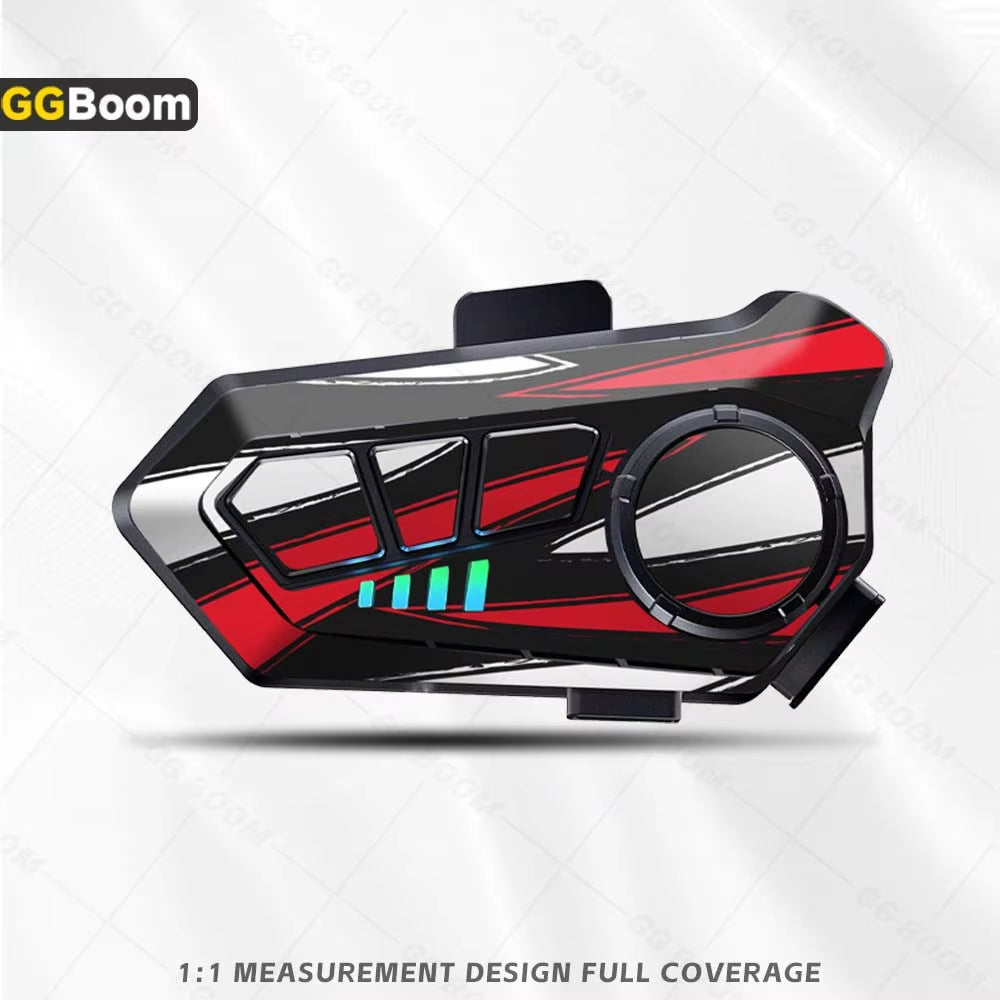 For Y10 Y10 Helmet Bluetooth Earphones Sticker Motorcycle Headset Colorful Decoration Protection Decal Waterproof Anti-Scratch