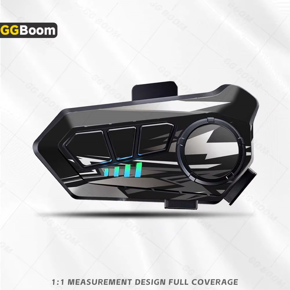 For Y10 Y10 Helmet Bluetooth Earphones Sticker Motorcycle Headset Colorful Decoration Protection Decal Waterproof Anti-Scratch