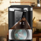 Cafetera De Porción Individual 2 En 1, Taza/Café Molido, 6-14 Oz, Tanque De 40 Oz, Limpieza Automática, Negro